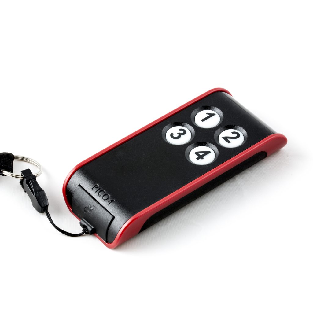 Item no. Picomed: 600104


4 key transmitter with scanning - Picomed






Pico4 with 4 keys, 2 levels, scanning.
IR-transmitter with scanning, built in IR-signals and able to learn other IR-signals.
1 switch scanning, 3,5 mm jack.

Ergonomically designed, soft keys with clearly visible icons and built in fingerguide.
To be programmed via a web-page on a smartphone from Android of Apple, or on a Windows computer. It shall be connected to the smartphone/computer with a USB cable.
Size: W54-L120-H21 [mm], weight: 80 gram.
Powersupply: rechargeable battery, ordinary USB charger and cable included.

App for Android to be found on Google Play: search for 
