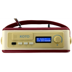 Enkel Dab radio med FM og Bluetooth for personer med demens og/eller kognitiv svikt.