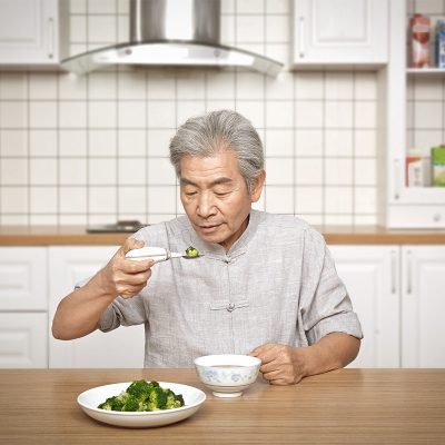 Anti skjelve skje Gyenno Spoon Parkinson sykdom spise hjelpemiddel spisehjelpemiddel